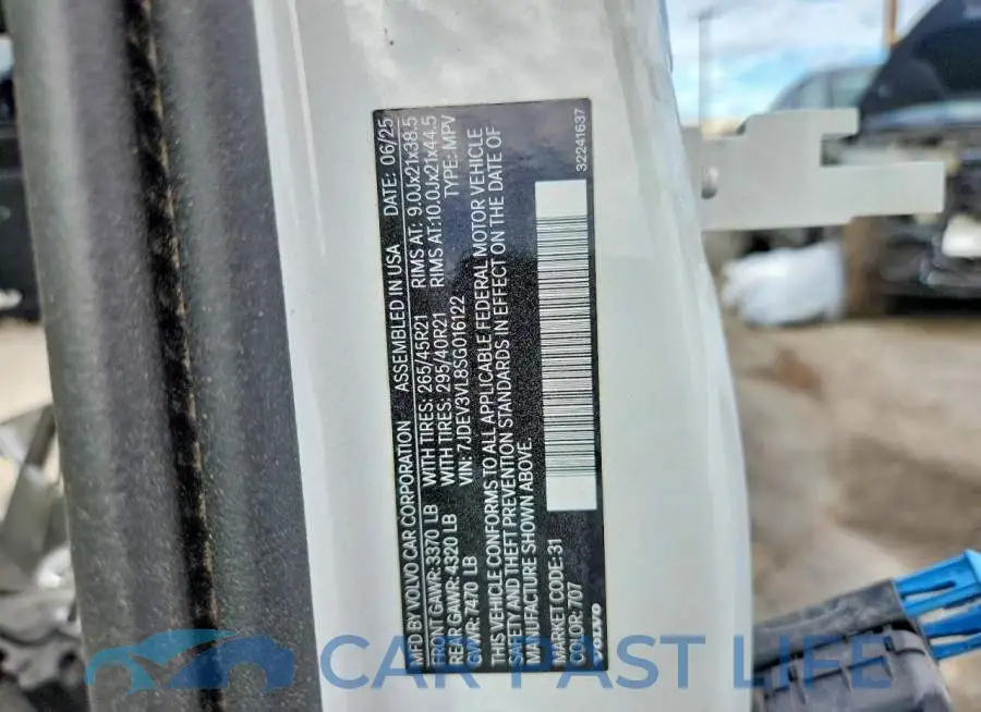 7JDEV3VL8SG016122# 13