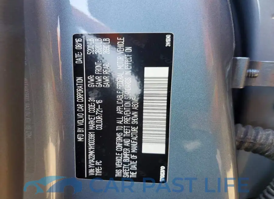 YV1A22MK1H1003981# 12