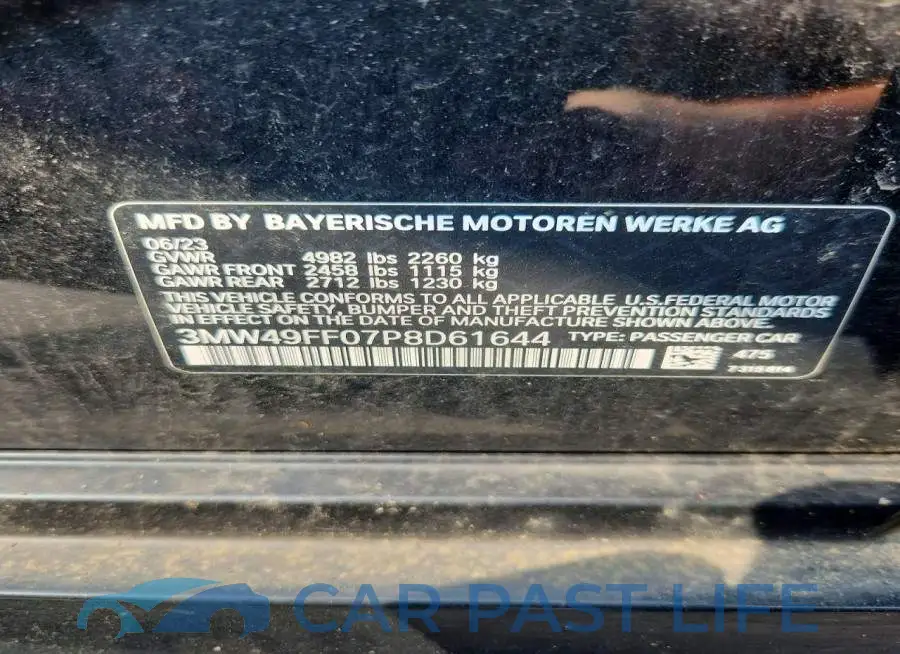 3MW49FF07P8D61644# 12