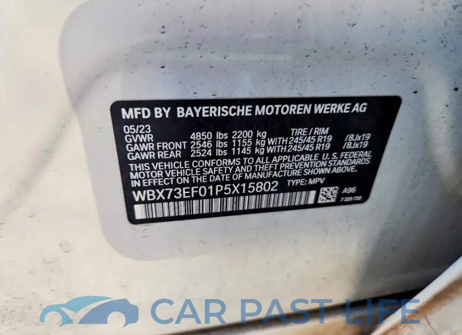 WBX73EF01P5X15802# 13