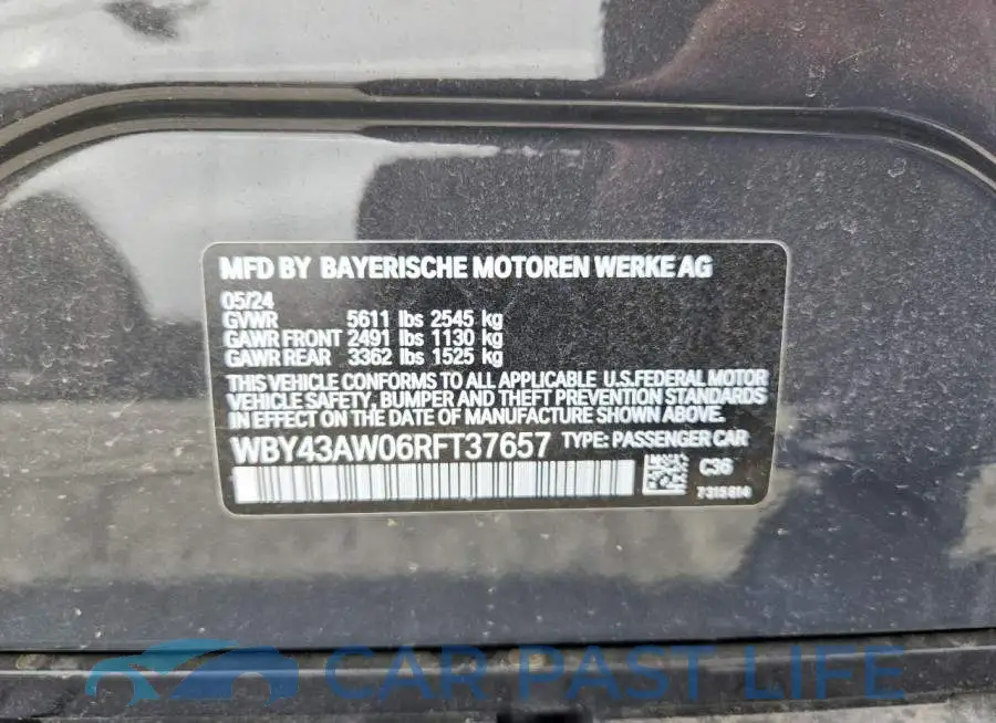 WBY43AW06RFT37657# 12