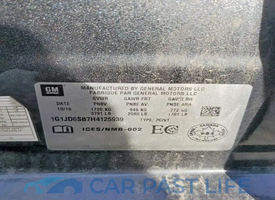 1G1JD6SB7H4125939# 13