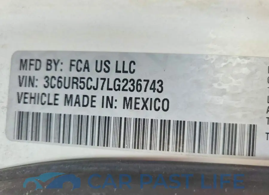 3C6UR5CJ7LG236743# 12