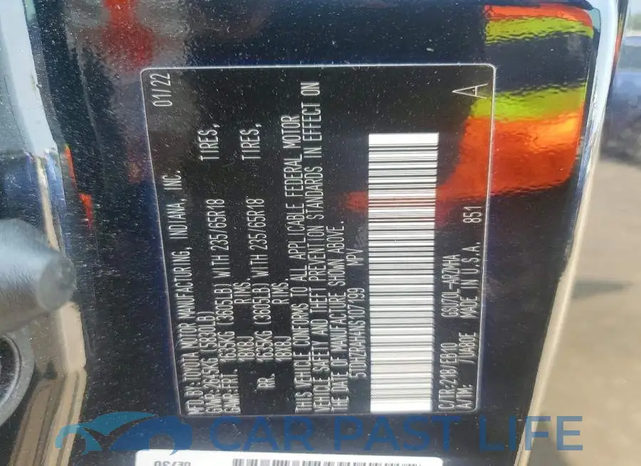 5TDHZRAH4NS107199# 13