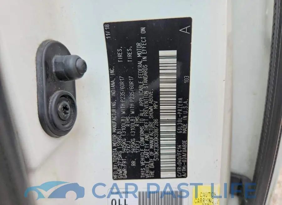 5TDKZ3DC6KS987286# 12
