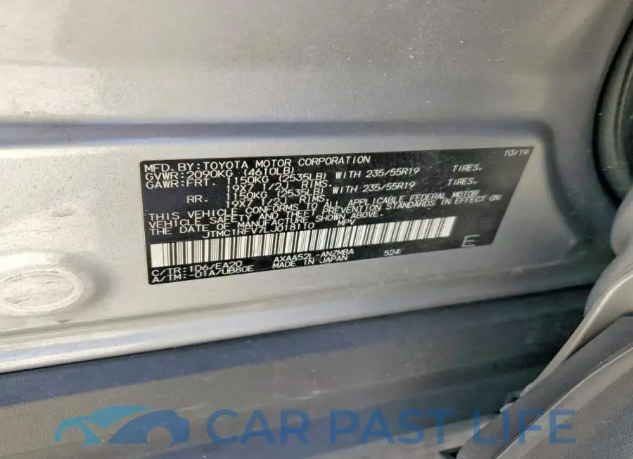 JTMC1RFV7LJ018110# 14