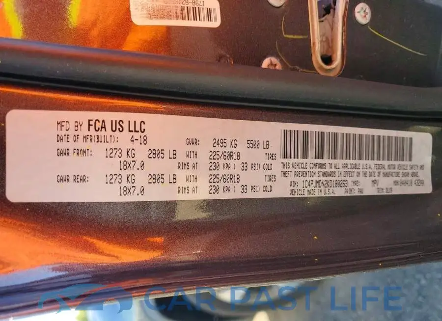 1C4PJMDN2KD180263# 13