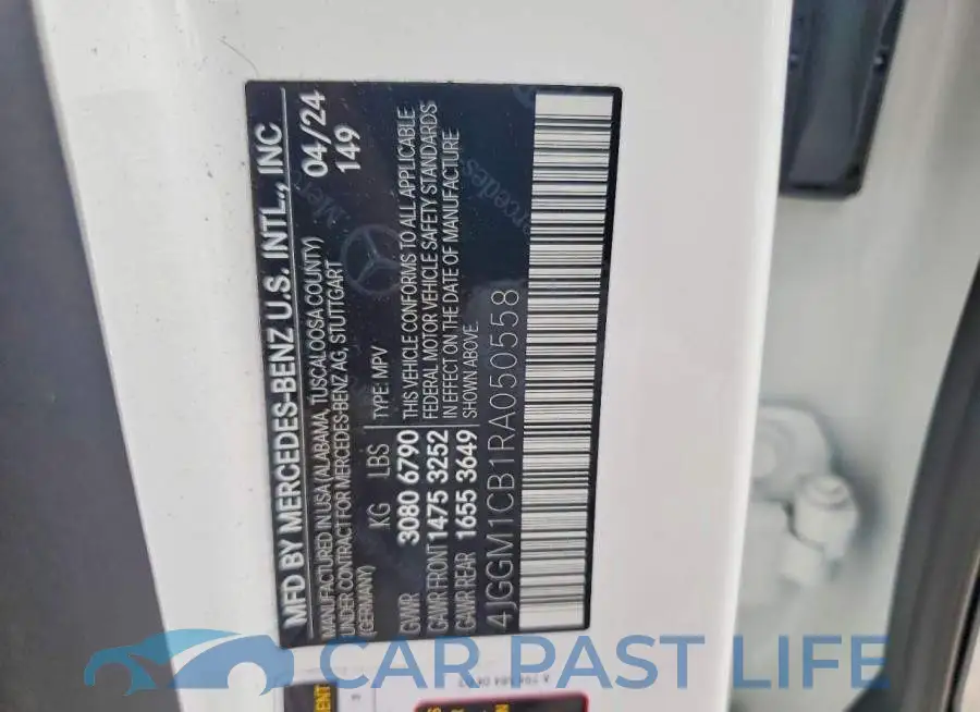 4JGGM1CB1RA050558# 13