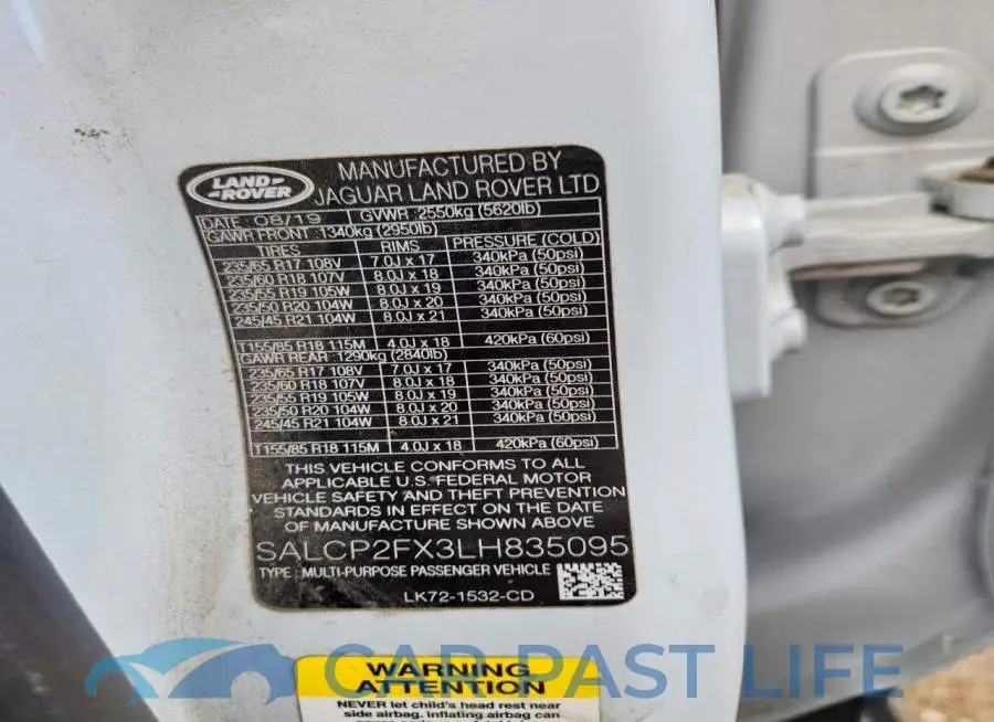 SALCP2FX3LH835095# 13
