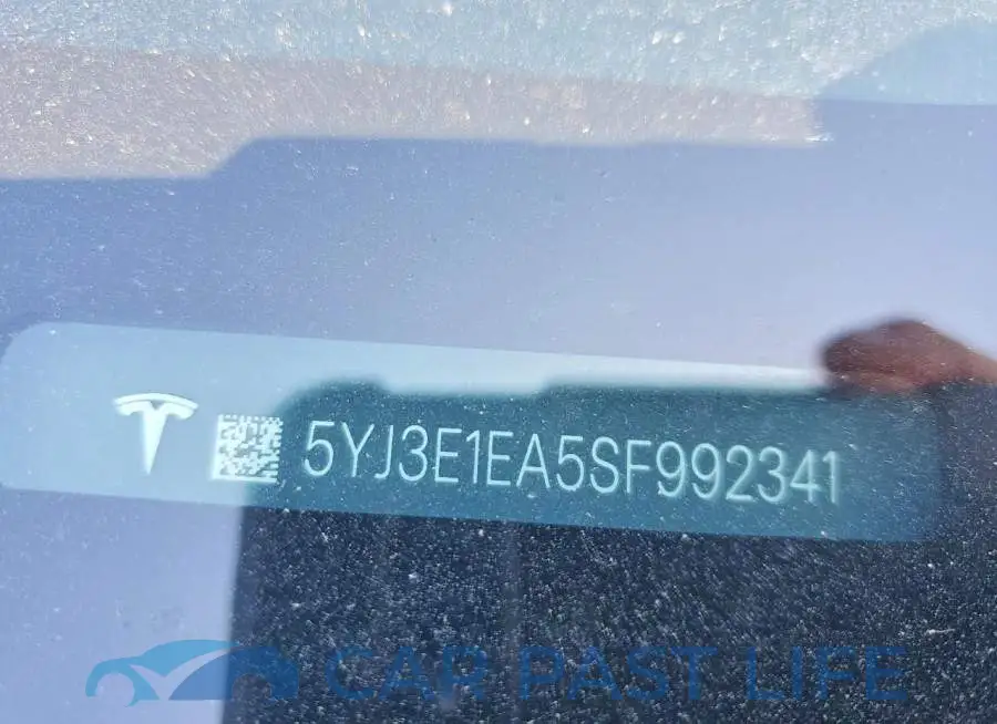 5YJ3E1EA5SF992341# 12