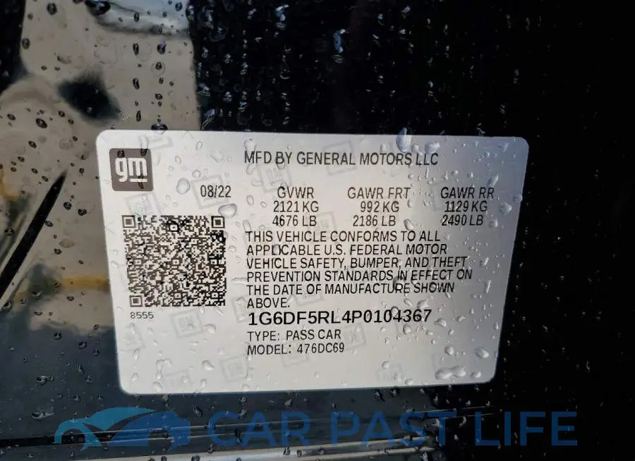 1G6DF5RL4P0104367# 12