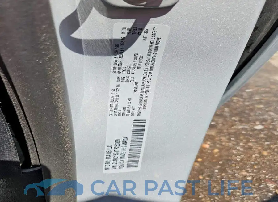2C4RC1BG1TR250369# 12