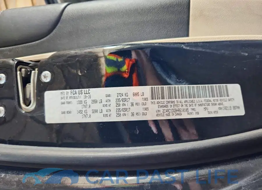 2C4RC1DG9HR610105# 13