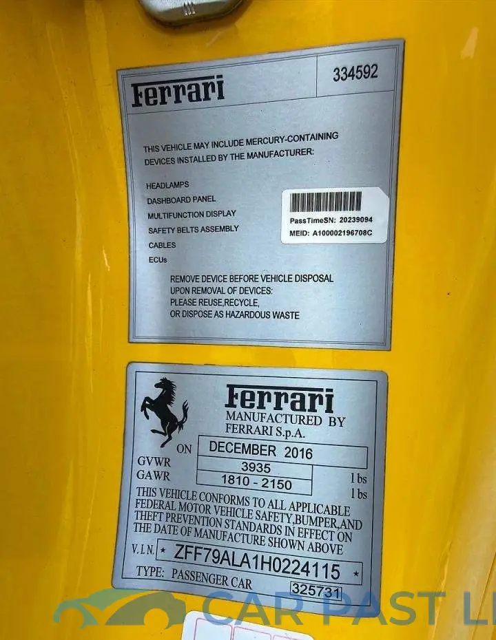 ZFF79ALA1H0224115# 10