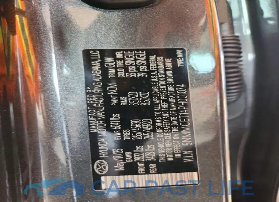 5NMMCET14PH001074# 13