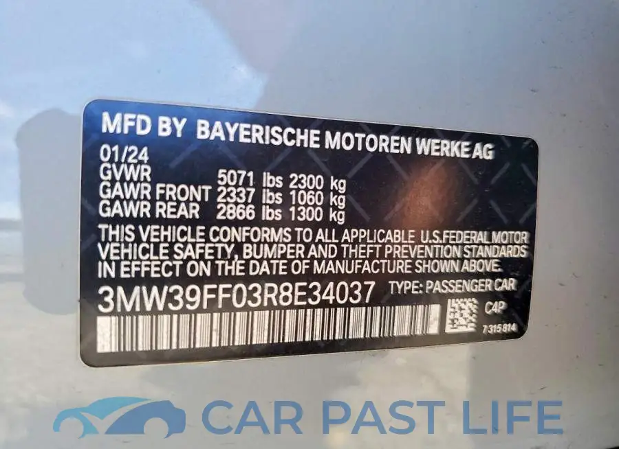 3MW39FF03R8E34037# 12