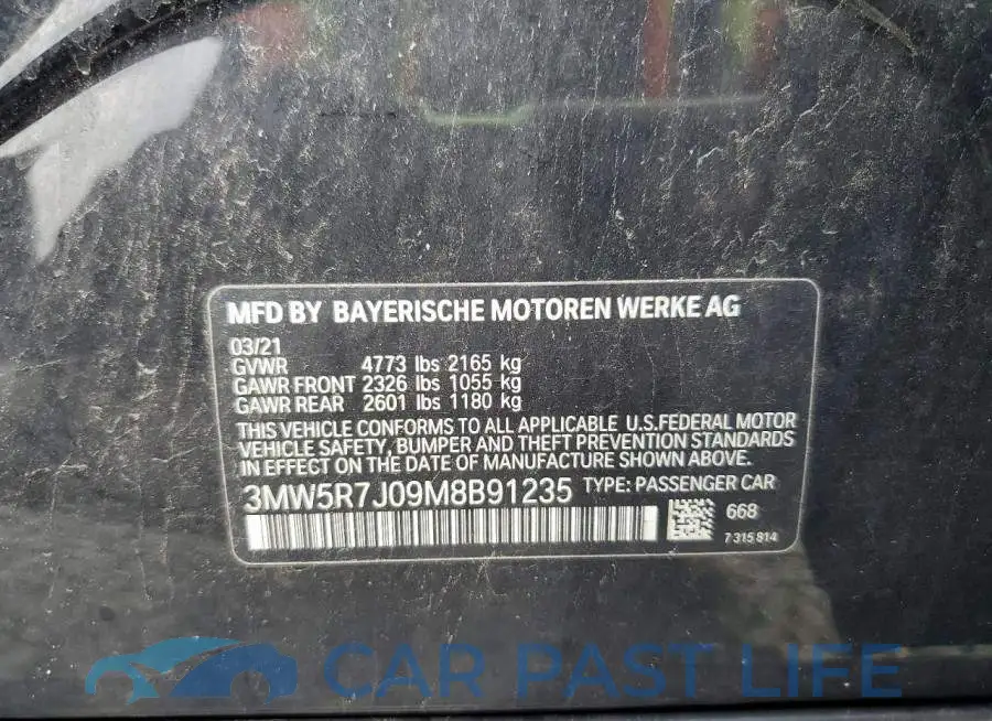 3MW5R7J09M8B91235# 12