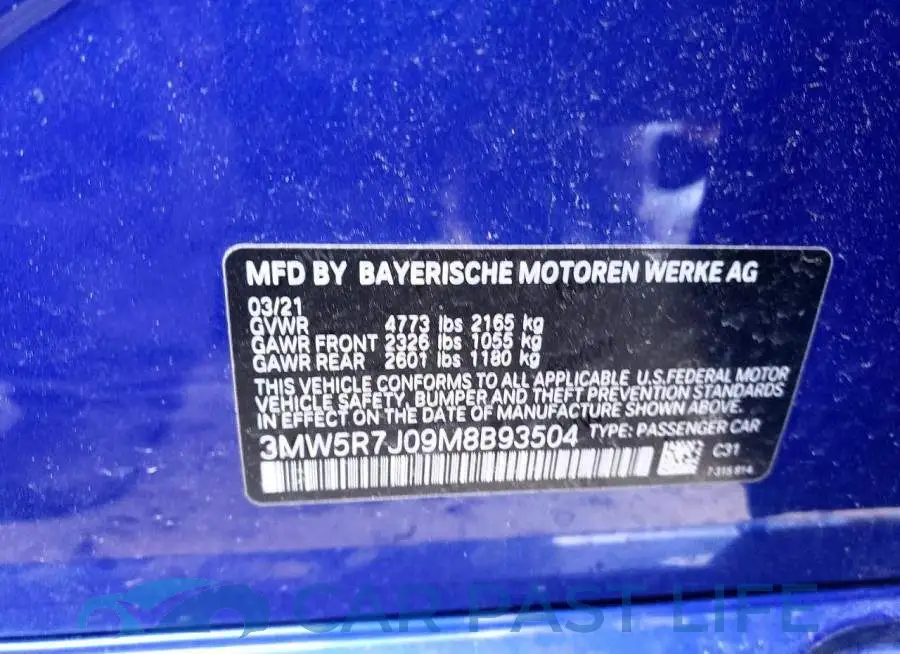 3MW5R7J09M8B93504# 12