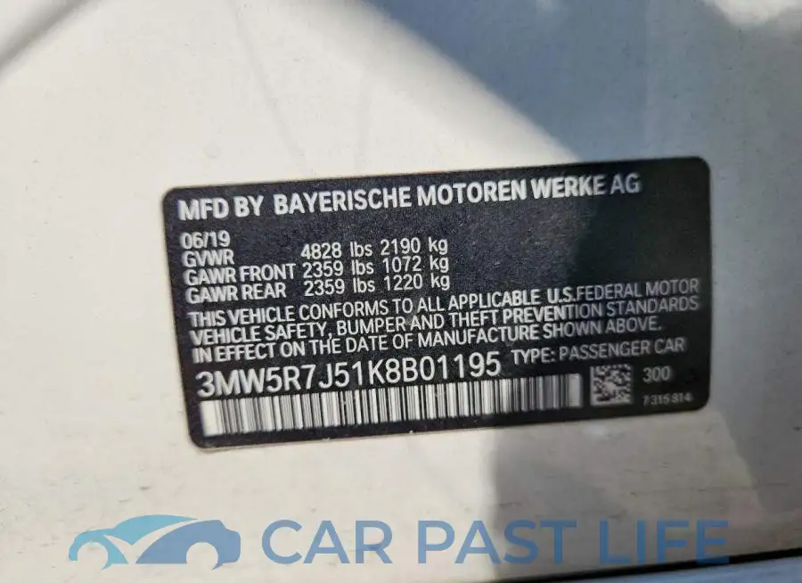 3MW5R7J51K8B01195# 13