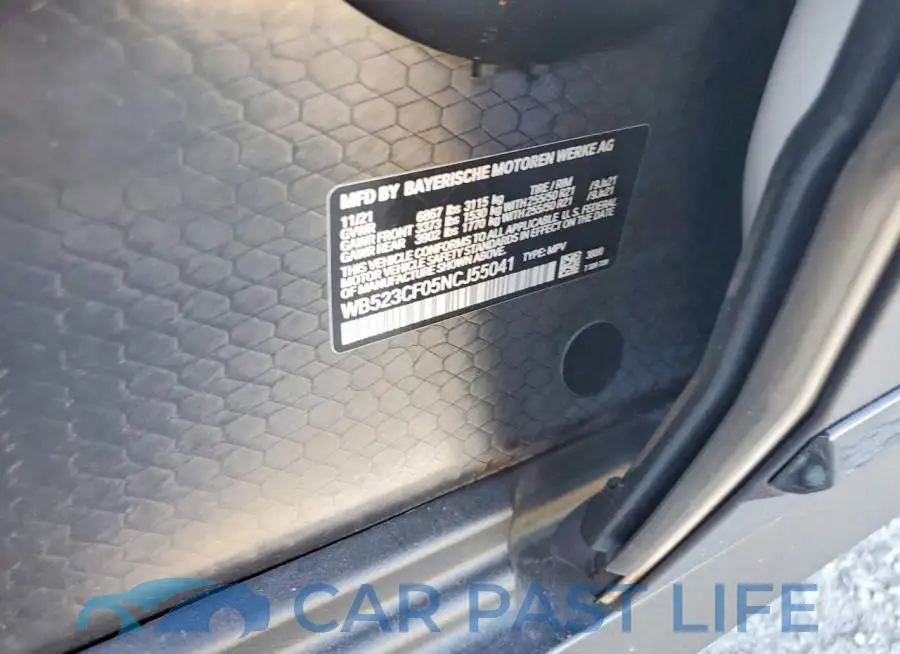 WB523CF05NCJ55041# 13