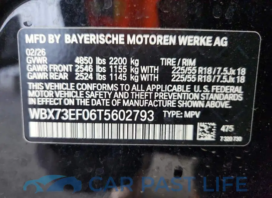 WBX73EF06T5602793# 13