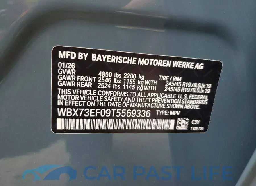 WBX73EF09T5569336# 13