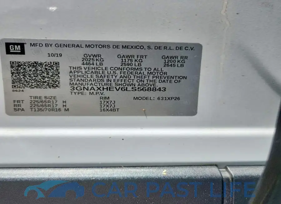 3GNAXHEV6LS568843# 13