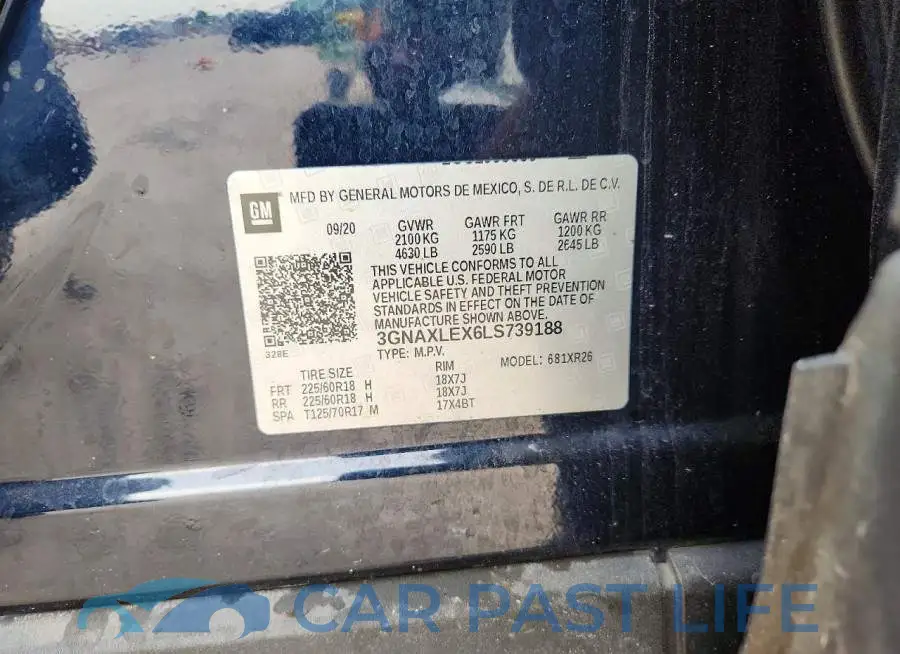 3GNAXLEX6LS739188# 13