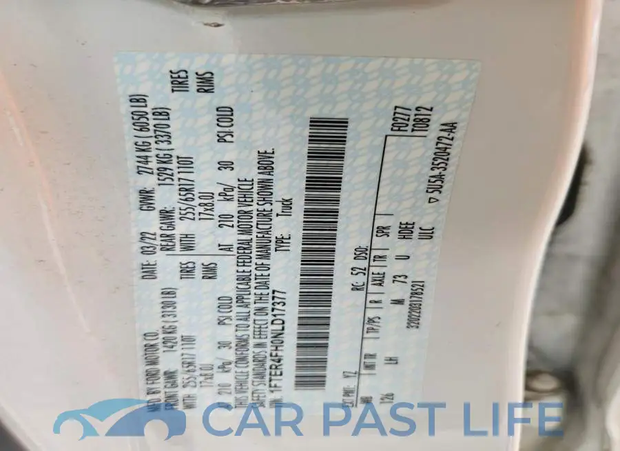 1FTER4FH0NLD17377# 12