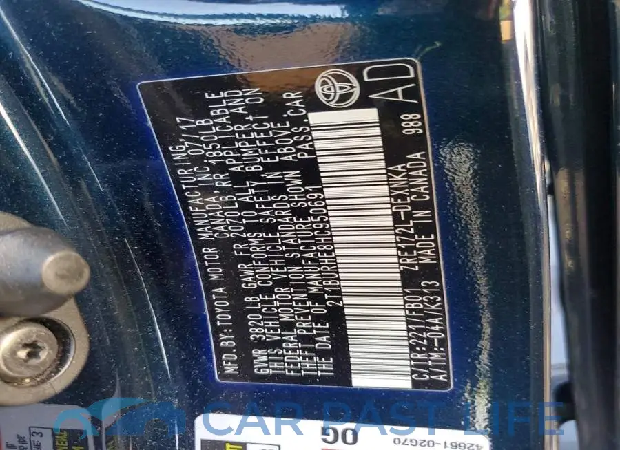 2T1BURHE8HC950691# 13