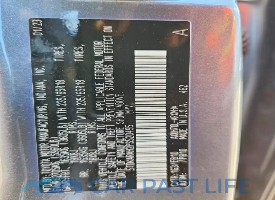 5TDKARAH2PS520495# 14