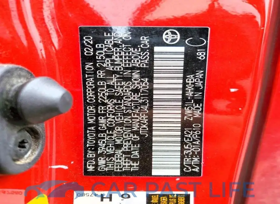 JTDKARFU4L3117054# 14