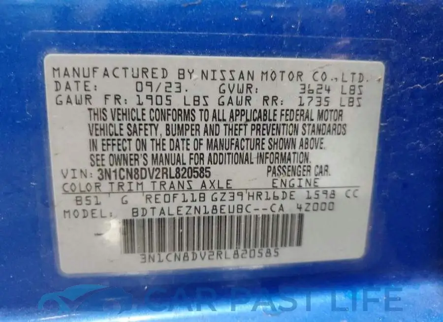 3N1CN8DV2RL820585# 13