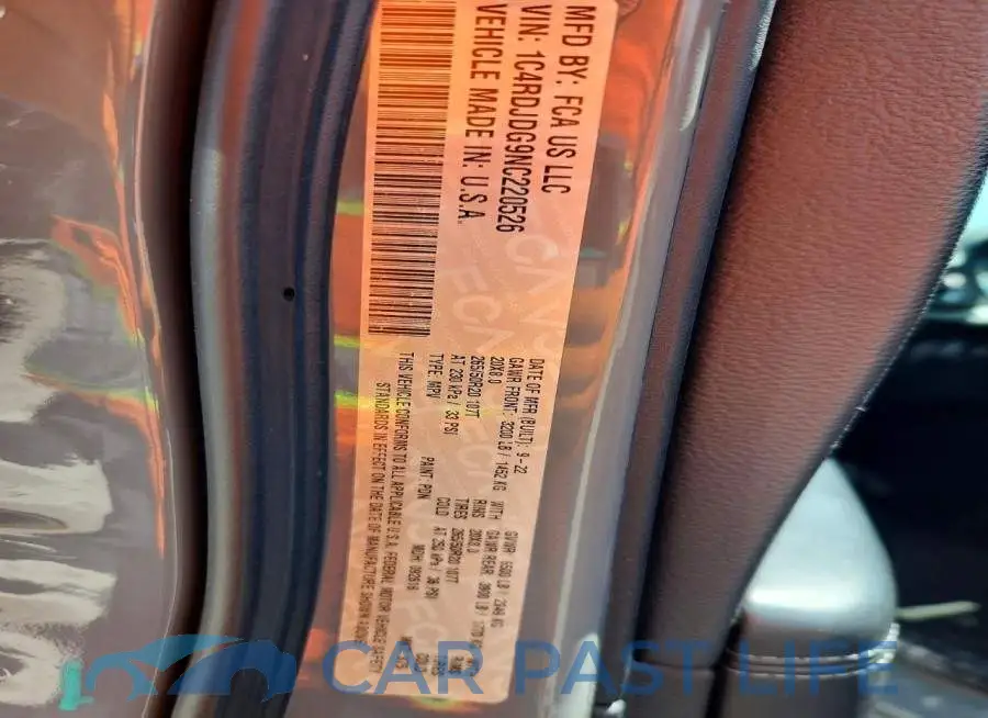 1C4RDJDG9NC220526# 14