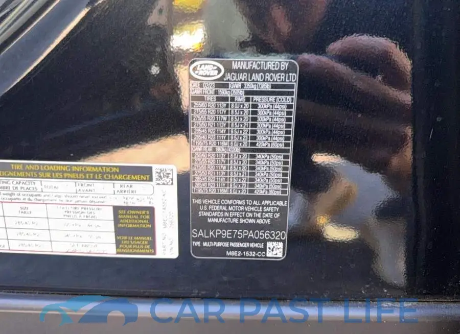 SALKP9E75PA056320# 10