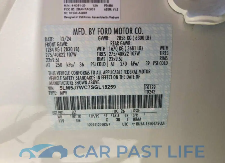 5LM5J7WC7SGL18259# 14