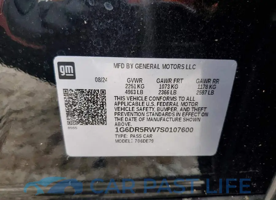 1G6DR5RW7S0107600# 12