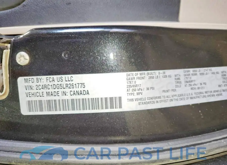 2C4RC1DG5LR261775# 13