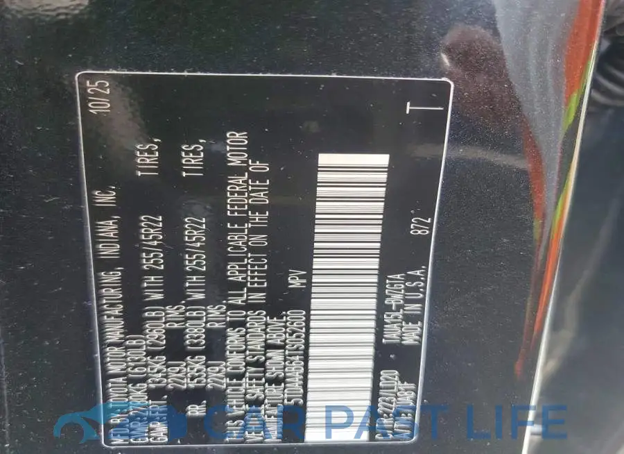 5TDAAAB64TS052600# 13