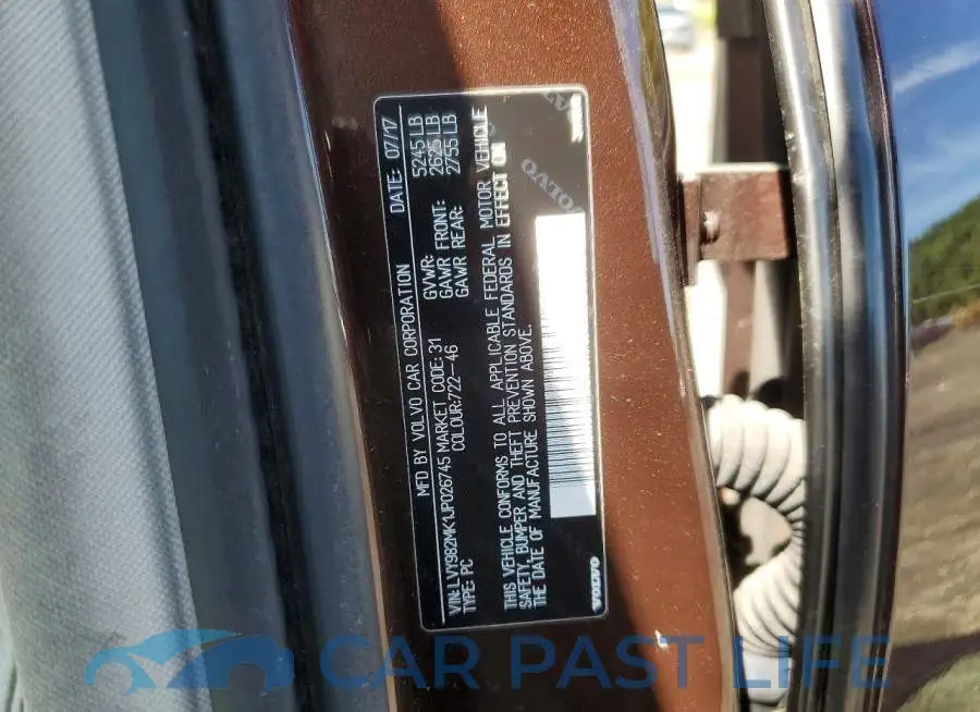 LVY982MK1JP026745# 12