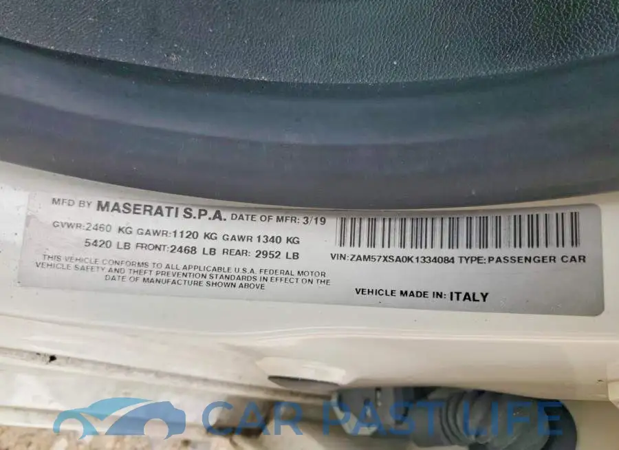 ZAM57XSA0K1334084# 12