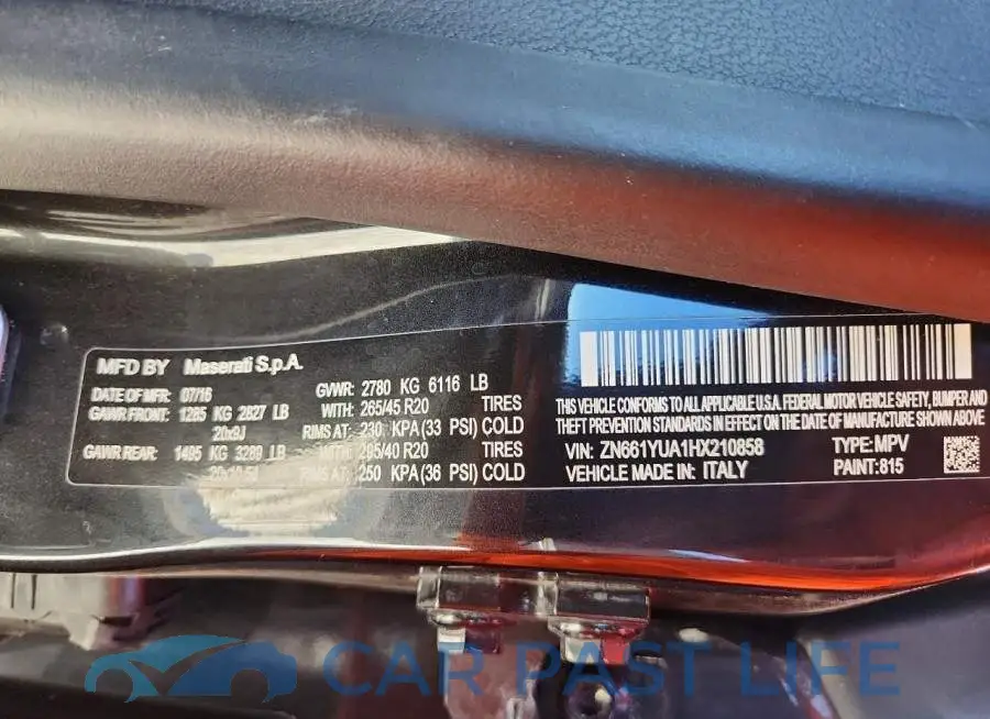 ZN661YUA1HX210858# 14