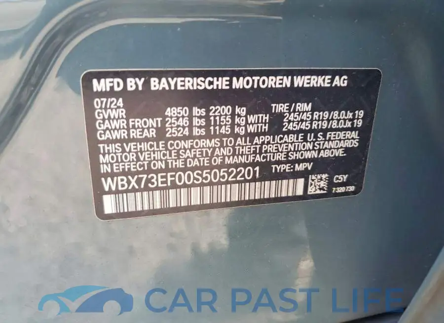 WBX73EF00S5052201# 13