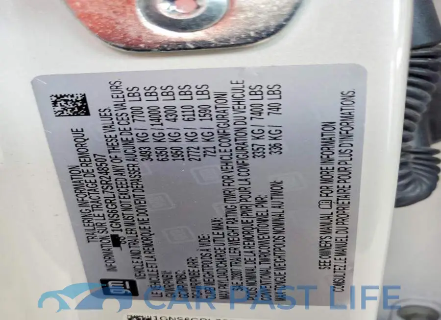 1GNS6GRL7SR248507# 13