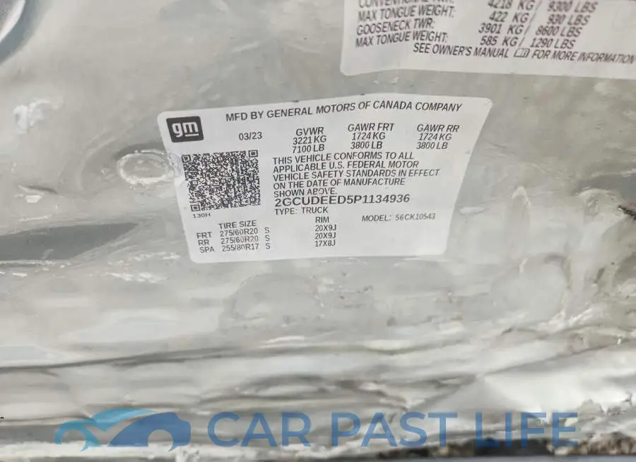 2GCUDEED5P1134936# 12