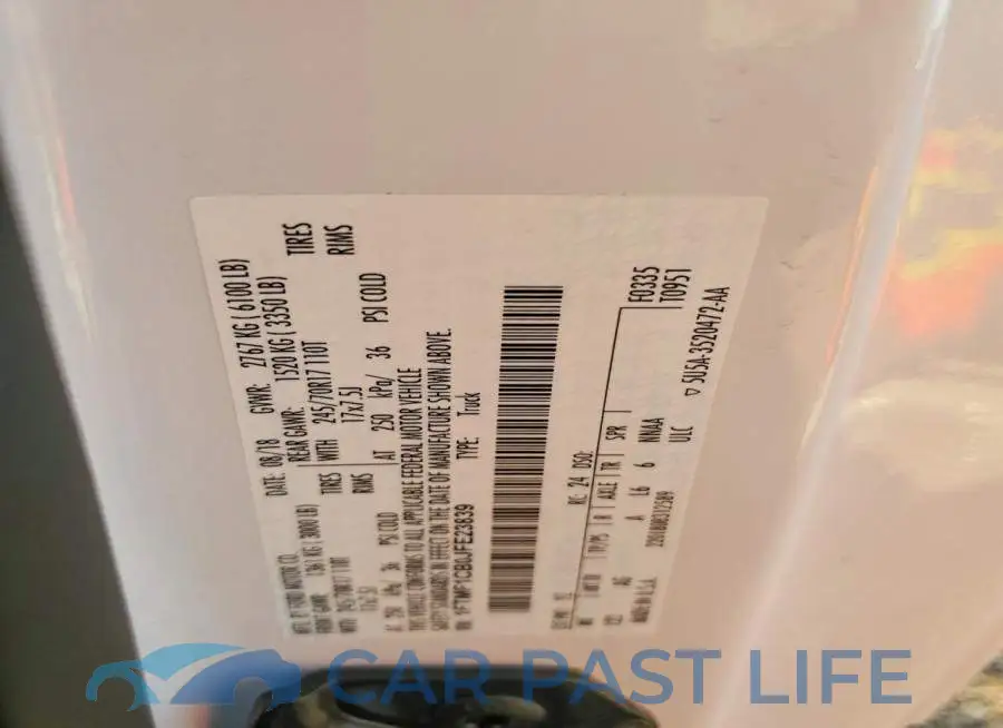1FTMF1CB0JFE23839# 12