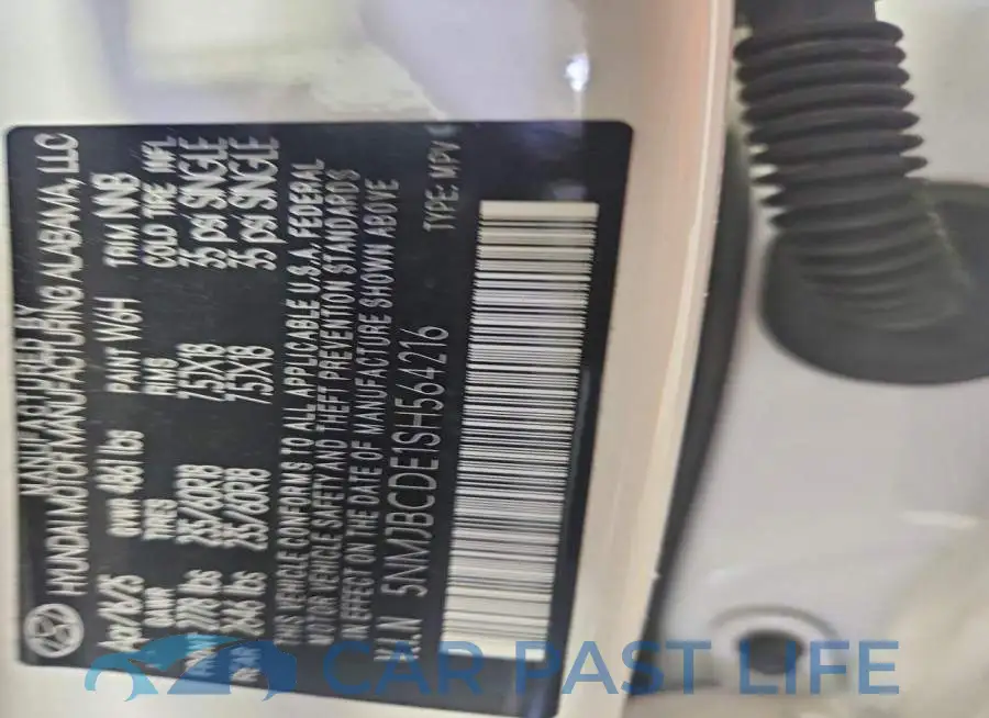 5NMJBCDE1SH564216# 14
