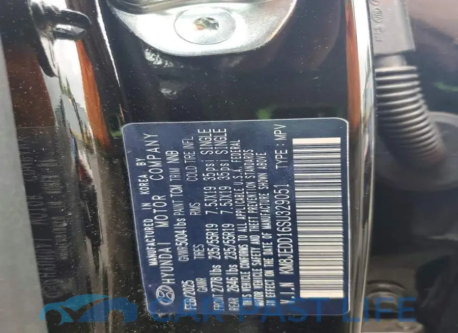 KM8JEDD16SU329051# 12