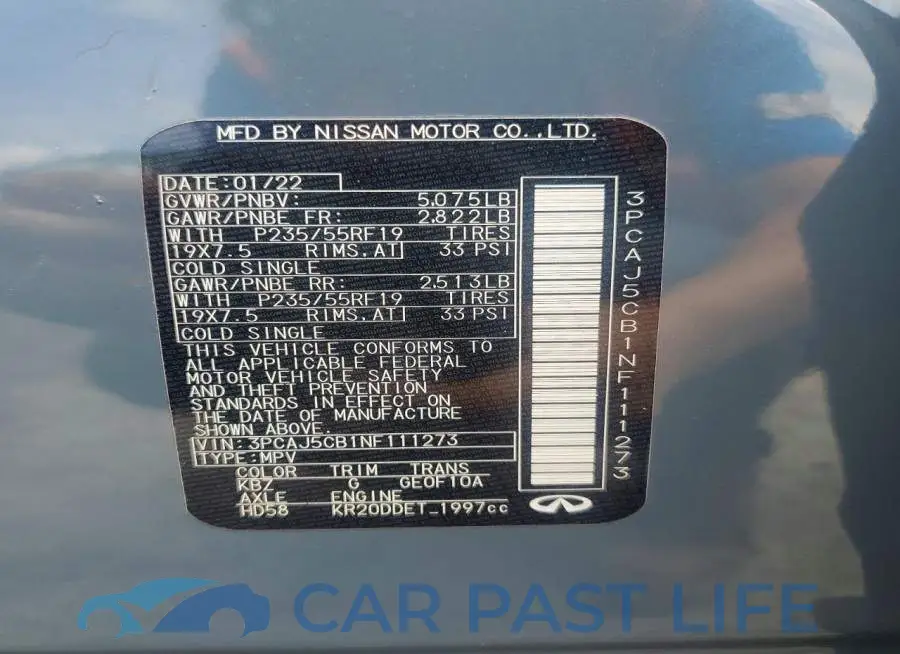 3PCAJ5CB1NF111273# 13