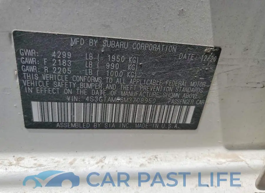 4S3GTAM68M3708950# 12
